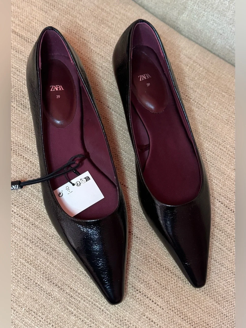 NWT Zara Limited Edition “Claudette” Flats
